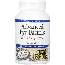 Здоровий зір Natural Factors Advanced Eye Factors 60 капсул