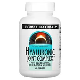 Препарат для суглобів і зв'язок Source Naturals Hyaluronic Joint Complex 60 таблеток