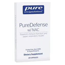 Підтримка імунітету і здоров'я дихальних шляхів Pure Encapsulations PureDefense with NAC 20 капсул