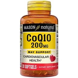 Коензим Q10 Mason Natural 200 мг 30 капсул