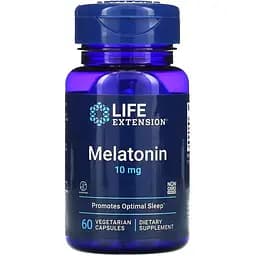 Натуральная добавка Life Extension Melatonin 10 mg 60 вегакапсул