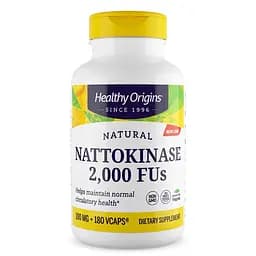 Наттокіназа Healthy Origins Nattokinase 100 mg, 180 вегакапсул