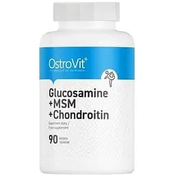 Препарат для суглобів і зв'язок Ostrovit Glucosamine+MSM+Chondroitin 90 таблеток