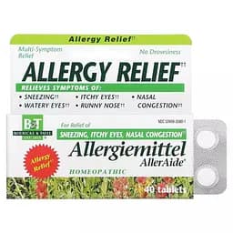 Средство от аллергии Boericke&Tafel Allergy Relief Allergiemittel AllerAide 40 таблеток