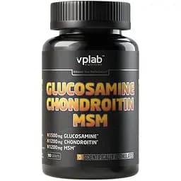 Препарат для суглобів і зв'язок VPLab Glucosamine Chondroitin MSM 90 таблеток
