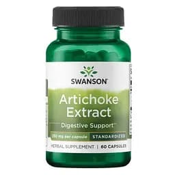 Екстракт артишоку Swanson Artichoke Extract Standardized 250 mg 60 caps (1086-2022-10-0423)