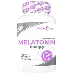 Натуральная добавка 6PAK Nutrition Melatonin, 90 капсул СРОК 02.25