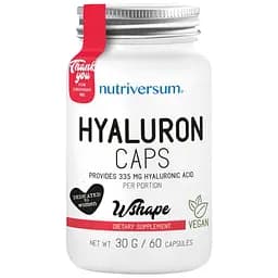 Дієтична добавка Nutriversum Hyaluron Caps Vegan 60 капсул