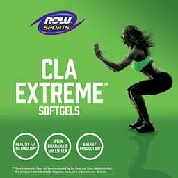 Кон'югована лінолева кислота Now Sports CLA Extreme 90 капсул - мініатюра 6