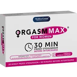 Натуральна добавка Medica-Group Orgasm Max for Women для підвищення жіночого лібідо 2 капсули