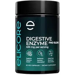 Энзимы для пищеварения Elicore Labs Digestive Enzyme Pro Blend, 60 вегакапсул