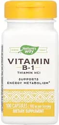 Вітаміни та мінерали Nature's Way Vitamin B-1 100 mg, 100 капсул