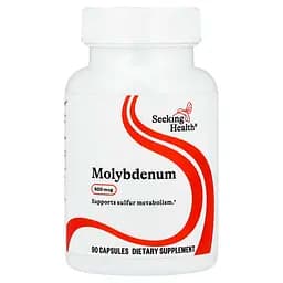Молібден Seeking Health Molybdenum 500 мкг 90 капсул