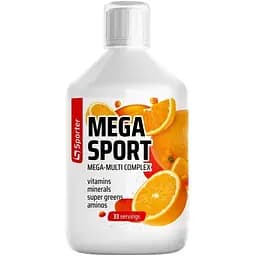 Витамины и минералы Sporter Mega Sport 500 мл Апельсин