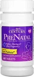 Вітаміни та мінерали 21st Century PreNatal, 60 таблеток