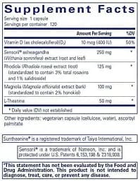 Кортизол Pure Encapsulations Cortisol Calm 120 капсул - мініатюра 2