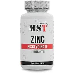 Цинк безглицинат MST Zinc Chelate Bisglycinate, 180 таблеток