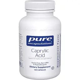 Каприлова кислота Pure Encapsulations Caprylic Acid 120 капсул