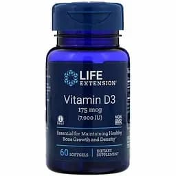 Вітамін D-3 7000 МО Life Extension 60 капсул