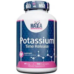 Вітаміни та мінерали Haya Labs Potassium Time Release 100 вегакапсул