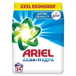 Пральний порошок Ariel Аква-Пудра Touch of Lenor 8.1 кг