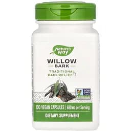Натуральна добавка Nature's Way Willow Bark, 100 вегакапсул