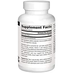Альфа-ліпоєва кислота Source Naturals Alpha Lipoic Acid 600 мг 30 капсул - мініатюра 2