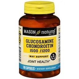 Глюкозамін хондроітин Mason Natural Glucosamine Chondroitin 100 капсул