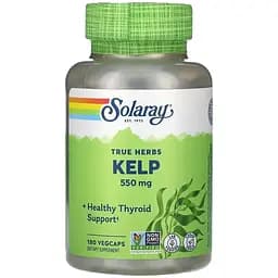 Ламінарія Solaray Kelp 550 мг 180 веганських капсул - мініатюра 1