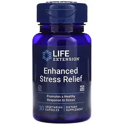 Натуральна добавка Life Extension Enhanced Stress Relief, 30 вегакапсул