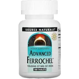 Витамины и минералы Source Naturals Advanced Ferrochel 180 таблеток