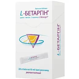 Дієтична добавка L-Бетаргін №20 20 стіків по 10 мл - мініатюра 2