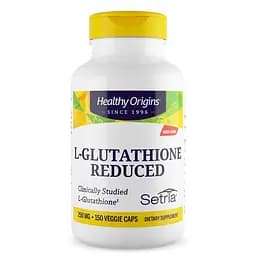 Зменшений L-глутатіон Healthy Origins L-Glutathione Reduced 250 mg, 150 вегакапсул
