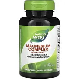 Магній Цитрат Nature's Way Magnesium Complex 100 капсул