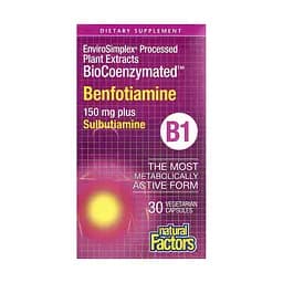BioCoenzymated Benfotiamine - 30 caps - мініатюра 1