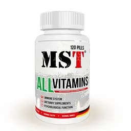 Вітаміни та мінерали MST Nutrition AllVitamins, 120 таблеток