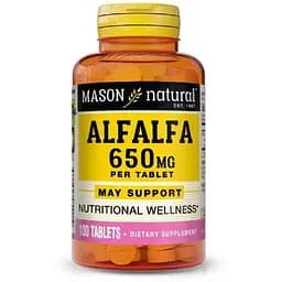 Люцерна Mason Natural 650 мг 100 пігулок
