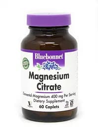 Вітаміни та мінерали Bluebonnet Nutrition Magnesium Citrate, 60 капсул