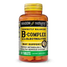 Вітаміни та мінерали Mason Natural B-Complex With Electrolytes 60 таблеток