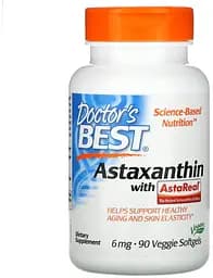 Натуральна добавка Doctor's Best Astaxanthin 6 mg, 90 вегакапсул