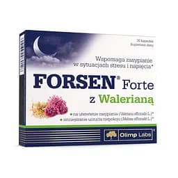 Комплекс екстрактів та вітамінів Olimp Sport Nutrition Forsen Forte with Valerian, 30 капсул для гарного сну - мініатюра 1