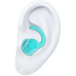 Беруші, шумозаглушення, м'які силіконові сині