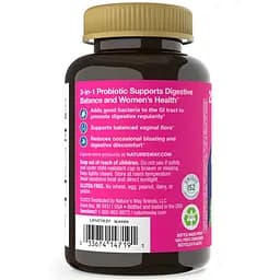 Пробіотики для жінок Nature's Way Women's Probiotic Gummy 3в1 смак апельсина 50 жувальних цукерок - мініатюра 2