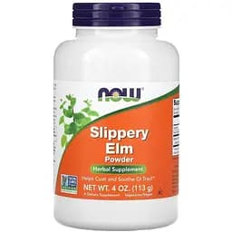 Натуральна добавка Now Slippery Elm 113 г