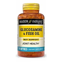 Препарат для суглобів і зв'язок Mason Natural Glucosamine & Fish Oil 90 капсул