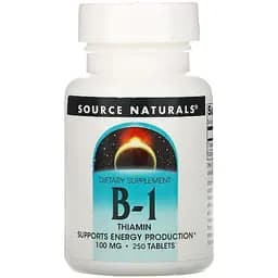 Витамин В1 Source Naturals 100 мг 250 таблеток