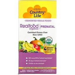 Вітамінно-мінеральний комплекс для вагітних Country Life Realfood Organics Prenatal 150 пігулок - мініатюра 2