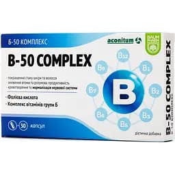 Комплекс витаминов В-50 Baum Pharm Vitalik 30 капсул