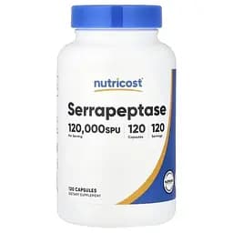 Серрапептаза Nutricost 120000 SPU 60 мг 120 капсул
