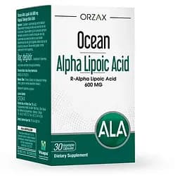 Альфа-липоевая кислота Orzax Ocean Alpha Lipoic Acid 600 mcg, 30 капсул - Срок 01.26